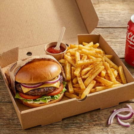 1/4 Burger Meal