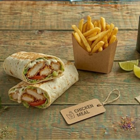Crispy Chicken Wrap Meal